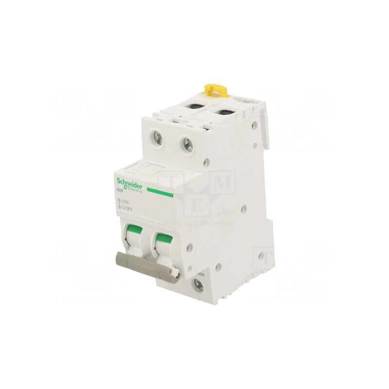 Separator-întrerupător 2P 40A 415VAC pentru șină DIN | Electronic-mag.ro | Componente Electronice