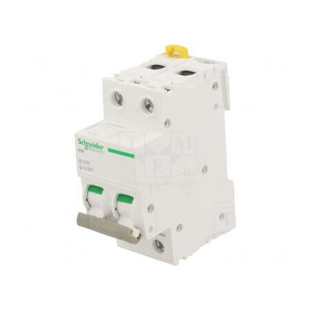 Separator-întrerupător 2P 40A 415VAC pentru șină DIN | Electronic-mag.ro | Componente Electronice