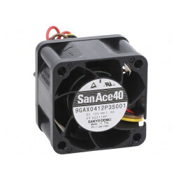 Ventilator axial 12V 40x40x28mm 54m3/h 64dBA cu bilă | Electronic-mag.ro | Componente Electronice