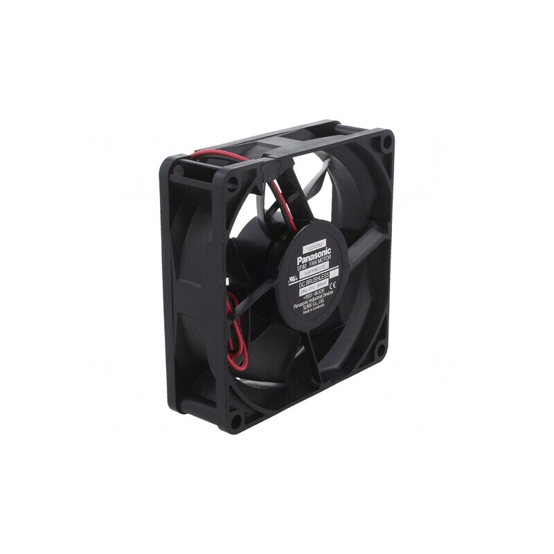 Ventilator axial 24V DC 80mm cu bilă | Electronic-mag.ro | Componente Electronice