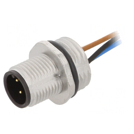 Soclu M12 4 PIN tată IP67 pentru cabluri DeviceNet/CANopen | Electronic-mag.ro | Componente Electronice