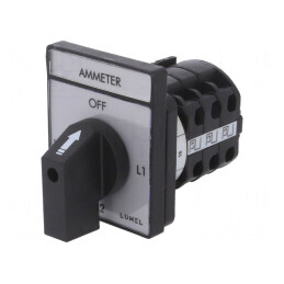 Comutator cu Came pentru Ampermetre 16A 4 Pozitii | Electronic-mag.ro | Componente Electronice
