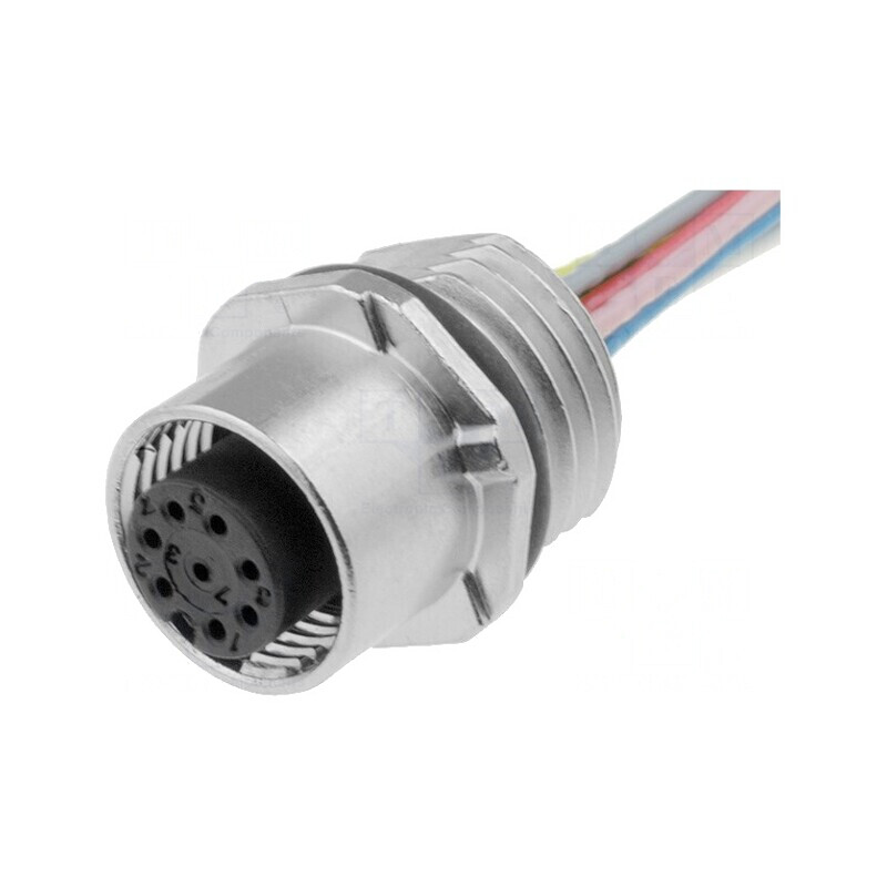Soclu circular 8 pini DeviceNet/CANopen 30V 2A | Electronic-mag.ro | Componente Electronice