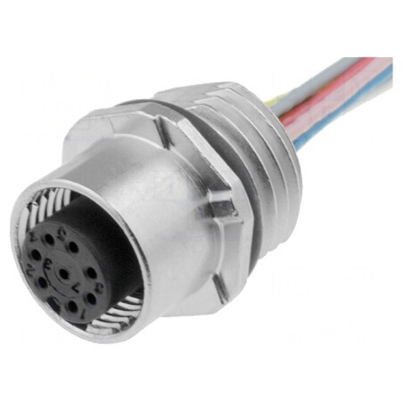 Soclu circular 8 pini DeviceNet/CANopen 30V 2A | Electronic-mag.ro | Componente Electronice