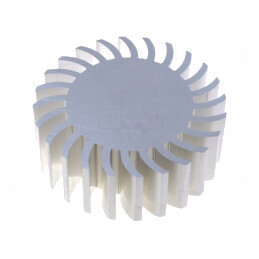 Radiator | LED | Ø: 105mm | H: 37,5mm | SK58437.5AL