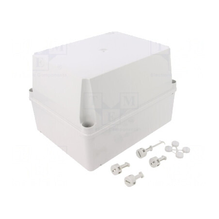 Carcasă universală gri IP55 170x220x150 mm | Electronic-mag.ro | Componente Electronice