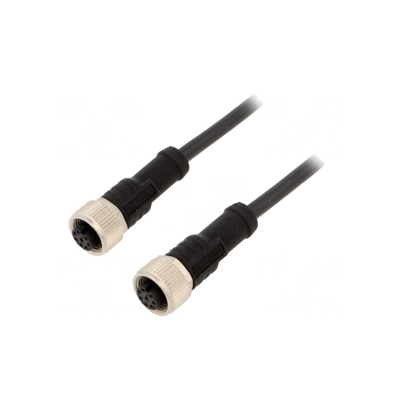 Cablu senzori/automatizări M12 0,5m 8 pini | Electronic-mag.ro | Componente Electronice