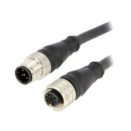 Cablu senzori și automatizări 5 PIN M12-M12 2m | Electronic-mag.ro | Componente Electronice