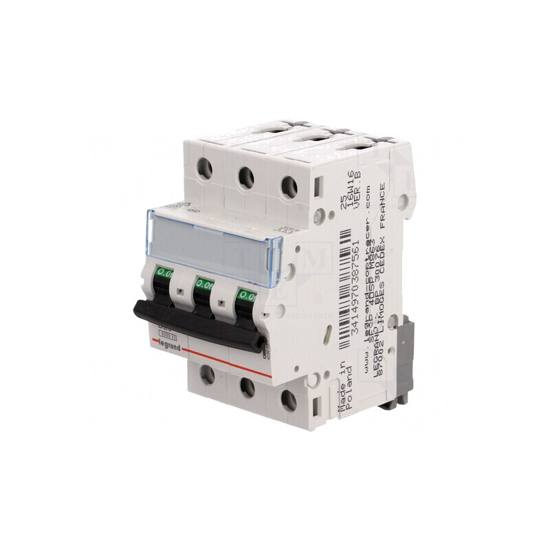 Întrerupător Supracurent 3 Poli 20A 400VAC | Electronic-mag.ro | Componente Electronice