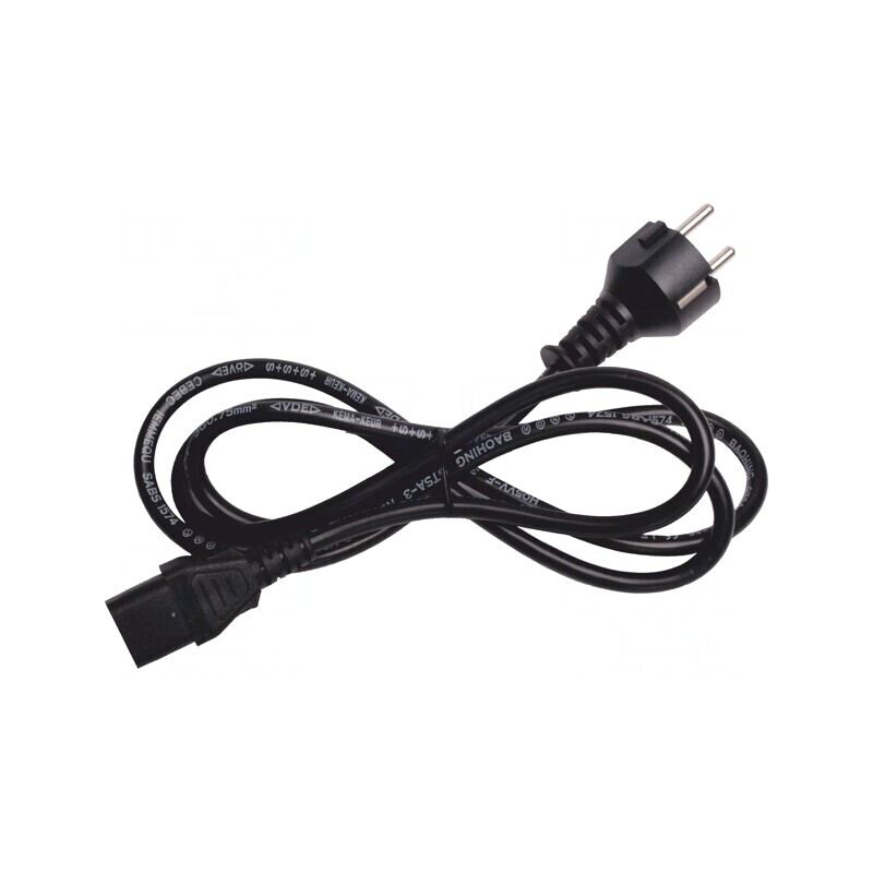 Cablu de conectare neagră 1,5m EU | Electronic-mag.ro | Componente Electronice Cablu de conectare neagră 1,5m EU | Electronic-mag.ro | Componente Electronice