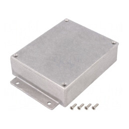 Carcasă Universală cu Lame de Fixare 100mm x 120mm x 35mm | Electronic-mag.ro | Componente Electronice