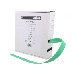 Manșon termocontractabil verde 9.5mm x 5m | Electronic-mag.ro | Componente Electronice