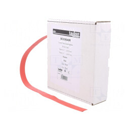 Manşon termocontractabil roşu 9,5mm 5m | Electronic-mag.ro | Componente Electronice