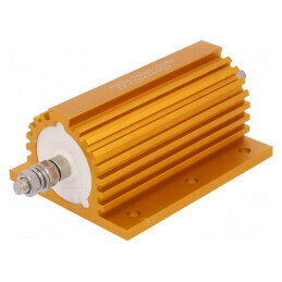 Rezistor bobinat cu radiator 220Ω 250W ±1% | Electronic-mag.ro | Componente Electronice