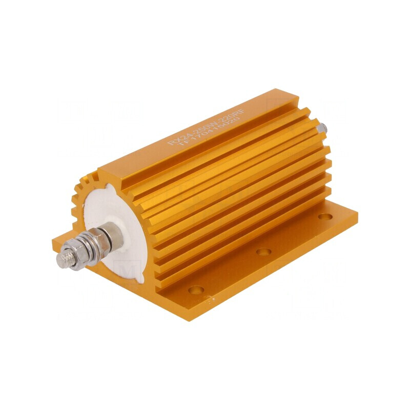 Rezistor bobinat cu radiator 220Ω 250W ±1% | Electronic-mag.ro | Componente Electronice Rezistor bobinat cu radiator 220Ω 250W ±1% | Electronic-mag.ro | Componente Electronice