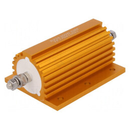 Rezistor bobinat cu radiator 22Ω 250W ±1% | Electronic-mag.ro | Componente Electronice