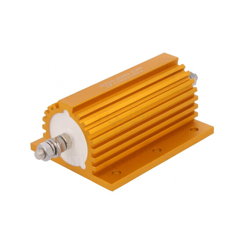 Rezistor bobinat cu radiator 25Ω 250W | Electronic-mag.ro | Componente Electronice