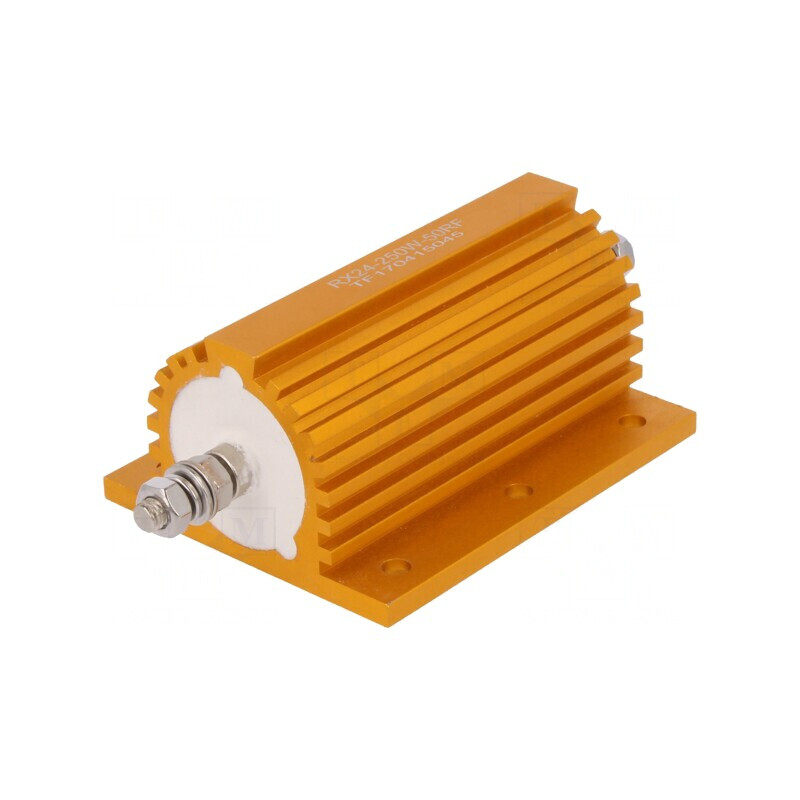 Rezistor Bobinat cu Radiator 50Ω 250W ±1% | Electronic-mag.ro | Componente Electronice