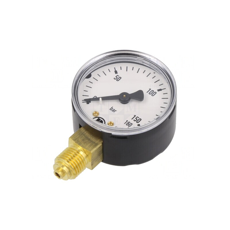 Manometru 0-160bar 50mm pentru Lichide și Gaze | Electronic-mag.ro | Componente Electronice