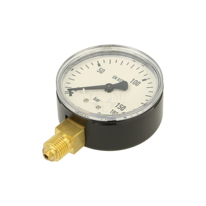 Manometru 0-160bar 63mm Lichide și Gaze Inerte | Electronic-mag.ro | Componente Electronice