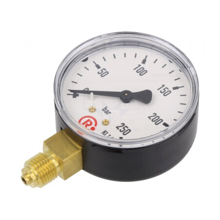 Manometru 0-250 bar 63mm pentru Lichide și Gaze | Electronic-mag.ro | Componente Electronice