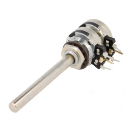 Potentiometru axial 5kΩ 200mW THT 6mm metal | Electronic-mag.ro | Componente Electronice