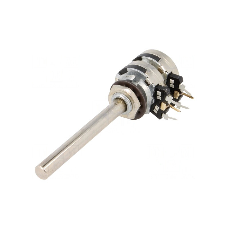 Potentiometru axial 5kΩ 200mW THT 6mm metal | Electronic-mag.ro | Componente Electronice