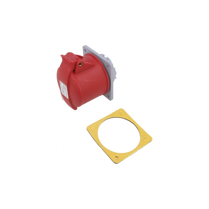 Conector Alimentare AC Trifazat 32A IP44 Soclu Mamă Drept | Electronic-mag.ro | Componente Electronice