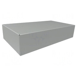 Carcasă bază oțel gri 127x229x51mm | Electronic-mag.ro | Componente Electronice