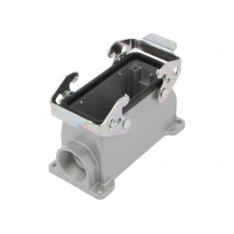 Carcasă pentru Conectori HDC E16 Aluminiu | Electronic-mag.ro | Componente Electronice