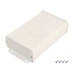 Carcasă universală cu lame de fixare TEKAM 85mm x 145mm | Electronic-mag.ro | Componente Electronice