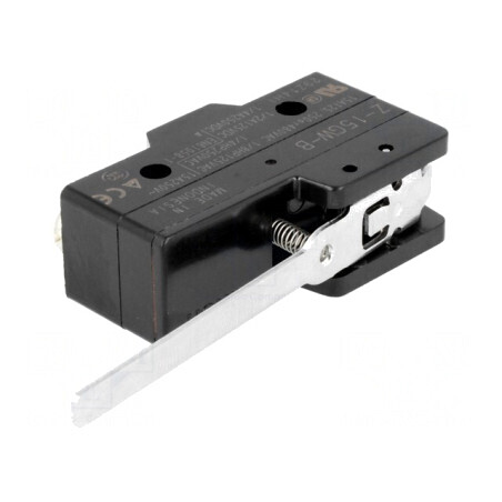 Microîntrerupător SNAP ACTION 15A 250VAC 6A 30VDC cu manetă | Electronic-mag.ro | Componente Electronice