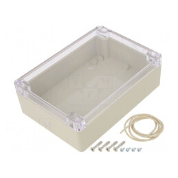 Carcasă Universală ABS Bej IP65 121x171x55mm Ritec | Electronic-mag.ro | Componente Electronice