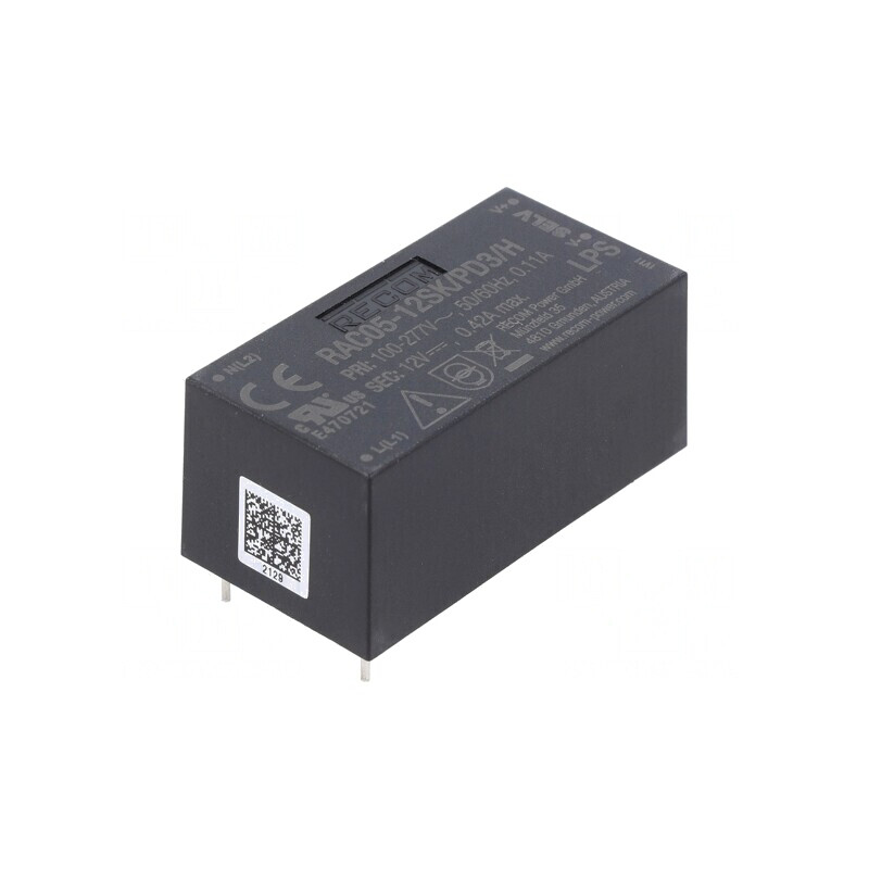 Convertor AC/DC 5W 12V 420mA PCB | Electronic-mag.ro | Componente Electronice