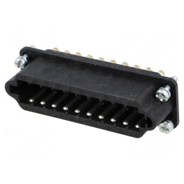 Conector HDC cu inserturi de contact mamă 20 PIN 10A 25V | Electronic-mag.ro | Componente Electronice