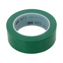 Bandă de marcare verde 33m x 38mm