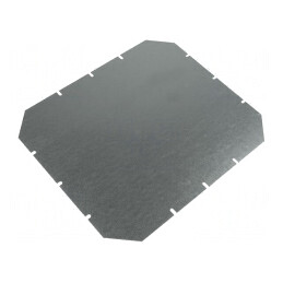 Placă de montare oțel zincat 320x265x1,5mm | Electronic-mag.ro | Componente Electronice