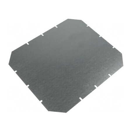 Placă de montare oțel zincat 320x265x1,5mm | Electronic-mag.ro | Componente Electronice
