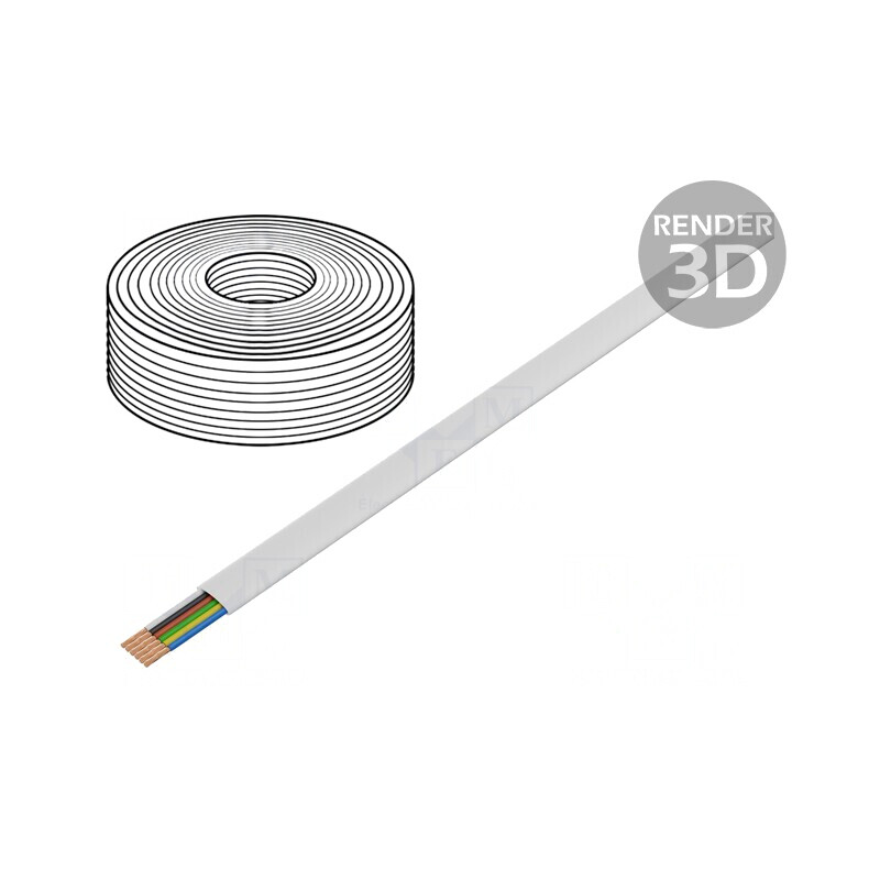 Cablu Telecomunicaţii Litat 6x28AWG Alb 100m | Electronic-mag.ro | Componente Electronice Cablu Telecomunicaţii Litat 6x28AWG Alb 100m | Electronic-mag.ro | Componente Electronice