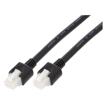 Cablu Mini-Fit Jr mamă 6 pini 0,5m 6,5A PVC | Electronic-mag.ro | Componente Electronice