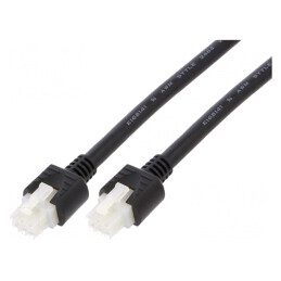Cablu Mini-Fit Jr mamă 6 pini 0,5m 6,5A PVC | Electronic-mag.ro | Componente Electronice