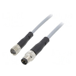 Cablu de Conectare M8 1m 3P 60VAC 3A