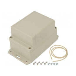 Carcasă Universală cu Lame de Fixare 85x125x85mm | Electronic-mag.ro | Componente Electronice