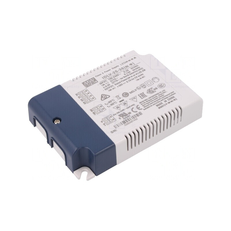 Alimentator LED 25,2W 36V DC 0,7A IP20 | Electronic-mag.ro | Componente Electronice