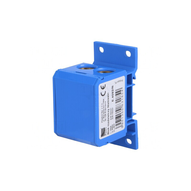 Bloc Distribuție 6-70mm2, 4 Borne | Electronic-mag.ro | Componente Electronice