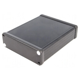 Carcasă Aluminiu Neagră 103x120x30mm | Electronic-mag.ro | Componente Electronice