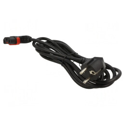 Cablu Alimentare 3m CEE 7/7 la IEC C13 90° 10A | Electronic-mag.ro | Componente Electronice