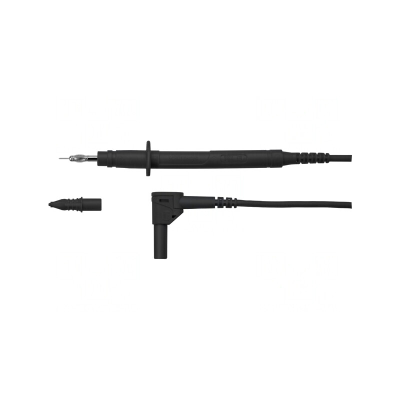 Cablu de măsurare 32A 1m negru | Electronic-mag.ro | Componente Electronice