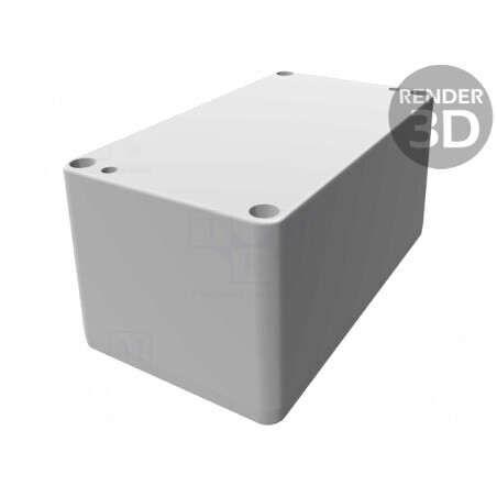 Carcasă Universală Aluminiu IP66 65x115x55mm | Electronic-mag.ro | Componente Electronice
