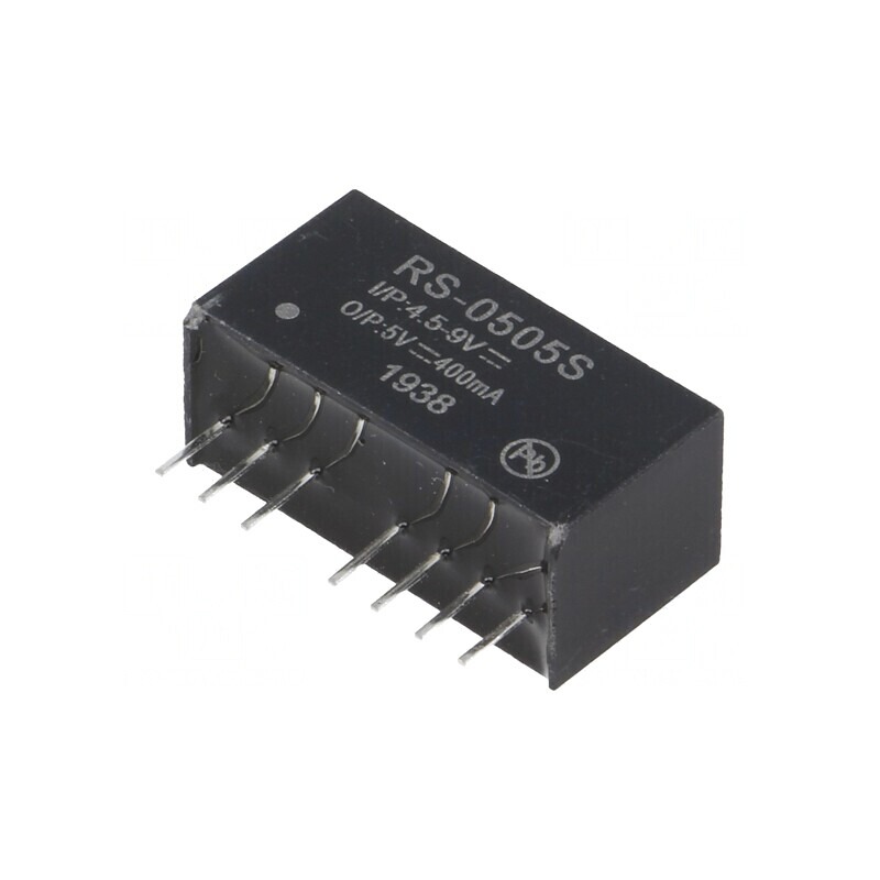 Convertor DC/DC 2W 4.5-9V la 5V 400mA SIP8 RS-0505S | Electronic-mag.ro | Componente Electronice Convertor DC/DC 2W 4.5-9V la 5V 400mA SIP8 RS-0505S | Electronic-mag.ro | Componente Electronice
